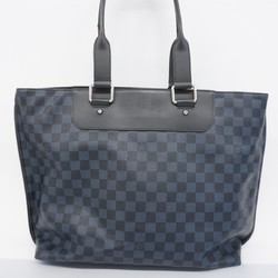 Louis Vuitton Tote Bag Damier Cobalt Cabas Voyage N41397 Black Navy Men's