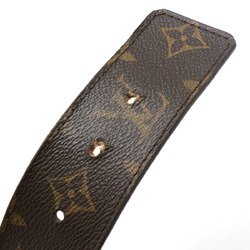 LOUIS VUITTON Louis Vuitton Monogram Santur Initial LV Belt #80 M9781W