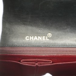 Chanel Shoulder Bag Matelasse Lambskin Black Women's