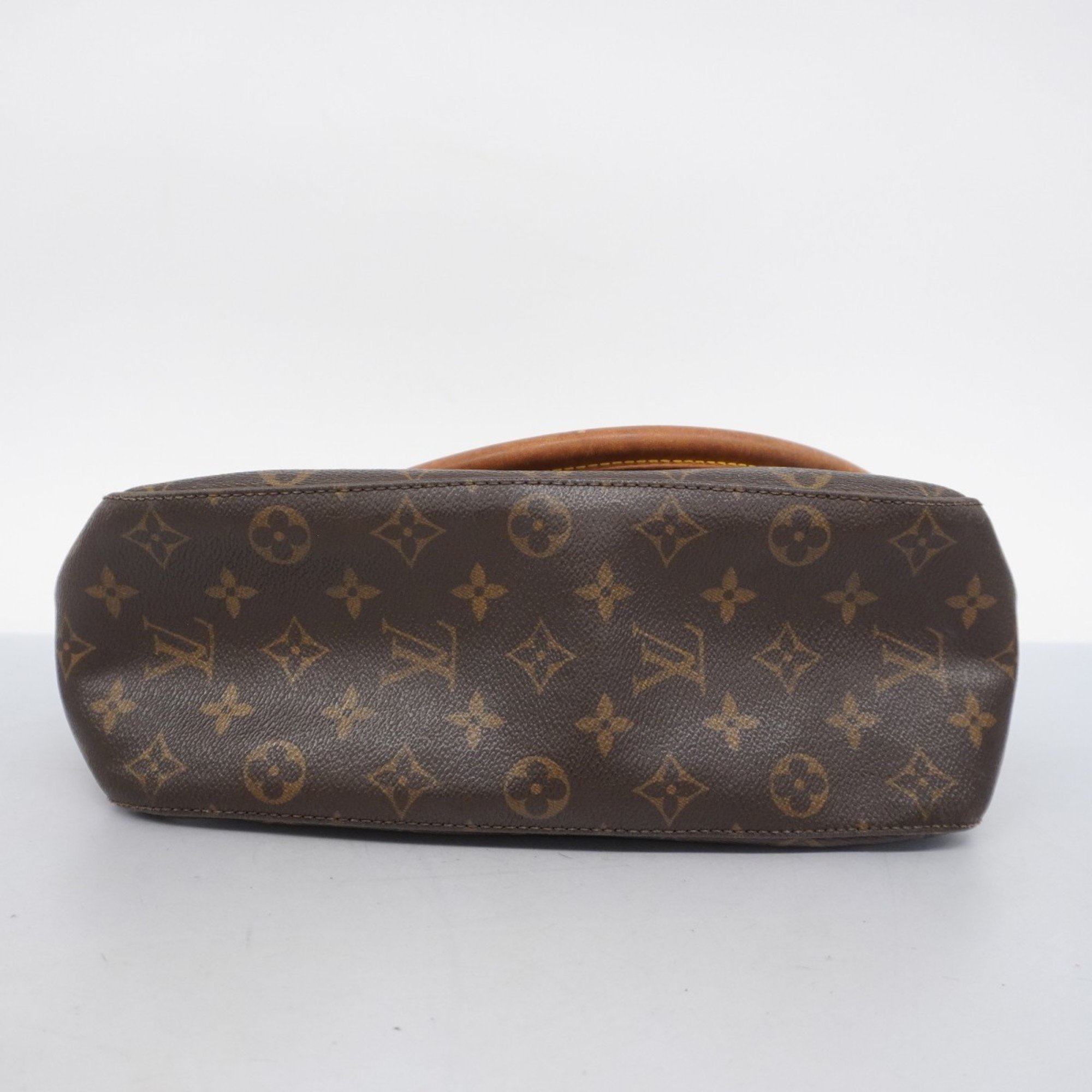 Louis Vuitton Shoulder Bag Monogram Looping GM M51145 Brown Ladies