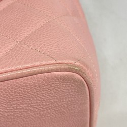 Chanel Tote Bag Reproduction Caviar Skin Pink Women's