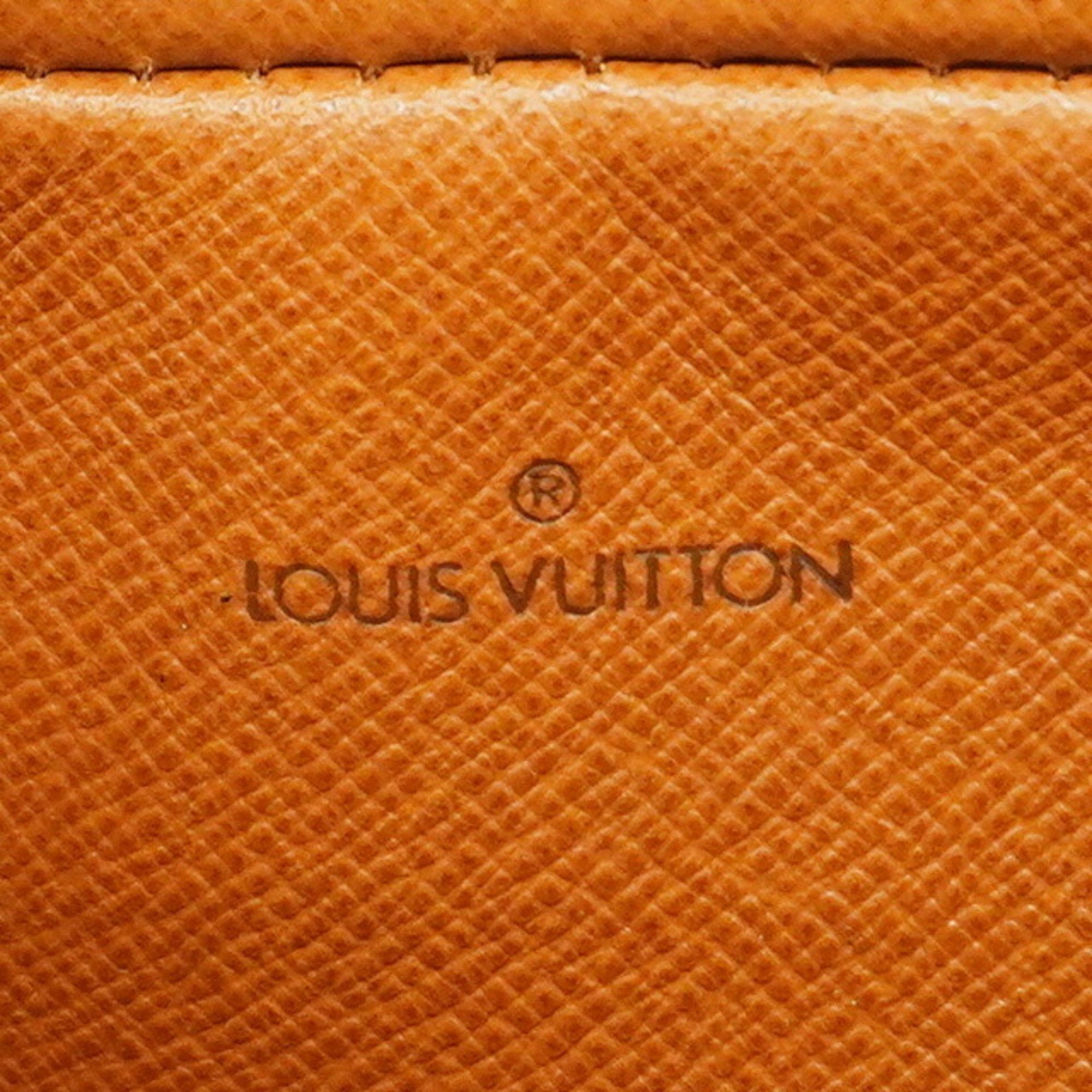 Louis Vuitton Clutch Bag Monogram Marly Dragonne PM M51827 Brown Men's