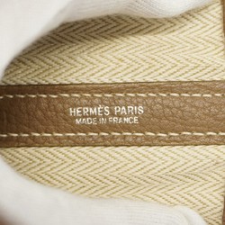 Hermes Tote Bag Garden PM Negonda Etoupe □L Engraved Ladies