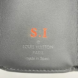 Louis Vuitton Tri-fold Wallet Monogram Eclipse Discovery Compact M45417 Black Men's