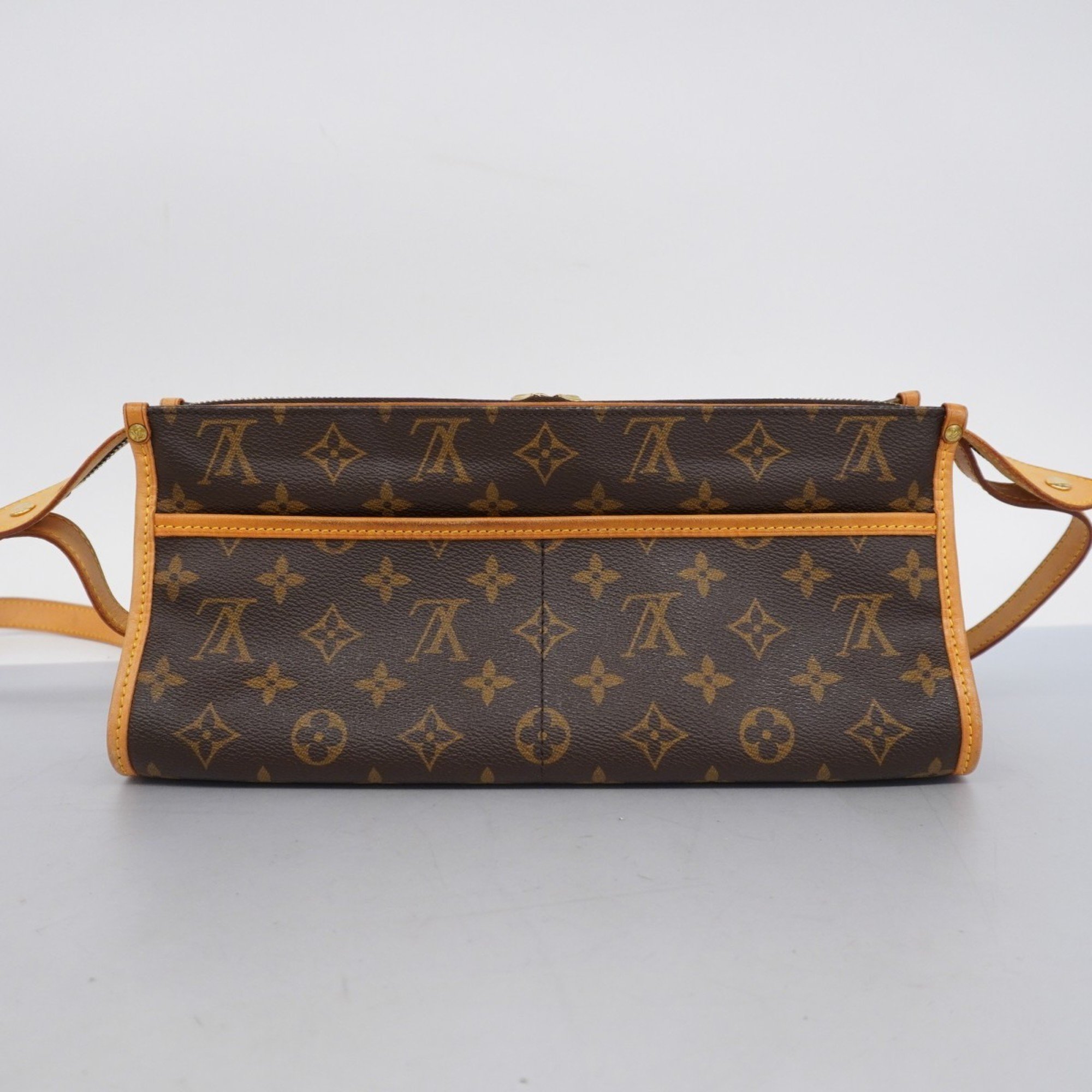 Louis Vuitton Shoulder Bag Monogram Popincouron M40008 Brown Ladies