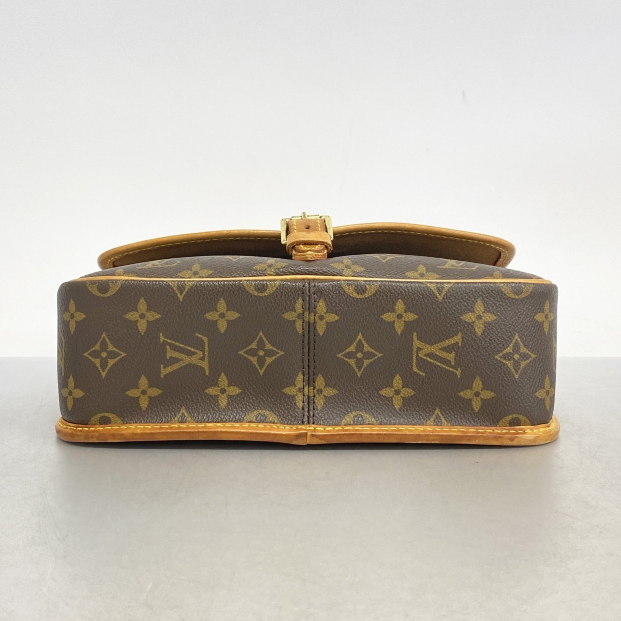 Louis Vuitton Shoulder Bag Monogram Sologne M42250 Brown Ladies