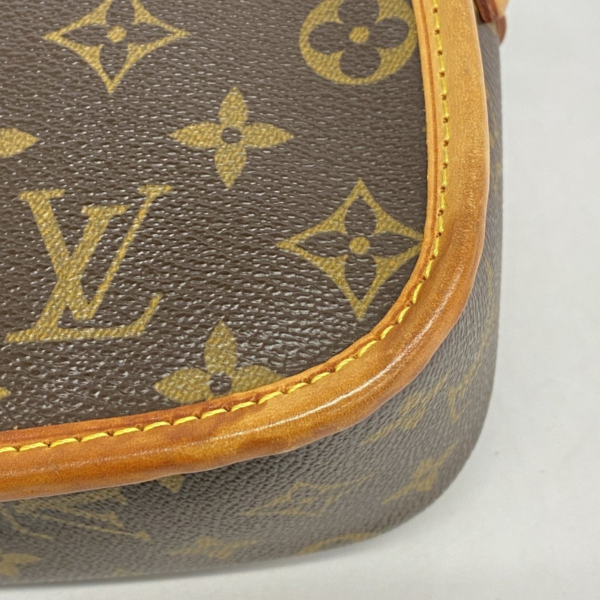 Louis Vuitton Shoulder Bag Monogram Sologne M42250 Brown Ladies