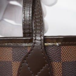 Louis Vuitton Tote Bag Damier Neverfull MM N51105 Ebene Women's