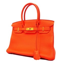 Hermes handbag Birkin 30 Togo Rouge Pivoine □P engraved ladies