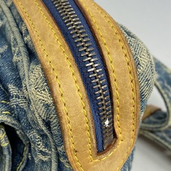 Louis Vuitton Waist Bag Monogram Denim Bum M95347 Blue Women's