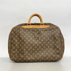 Louis Vuitton Boston Bag Monogram Alize 24H M41399 Brown Men's Women's