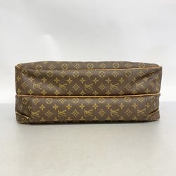 Louis Vuitton Boston Bag Monogram Alize 24H M41399 Brown Men's Women's