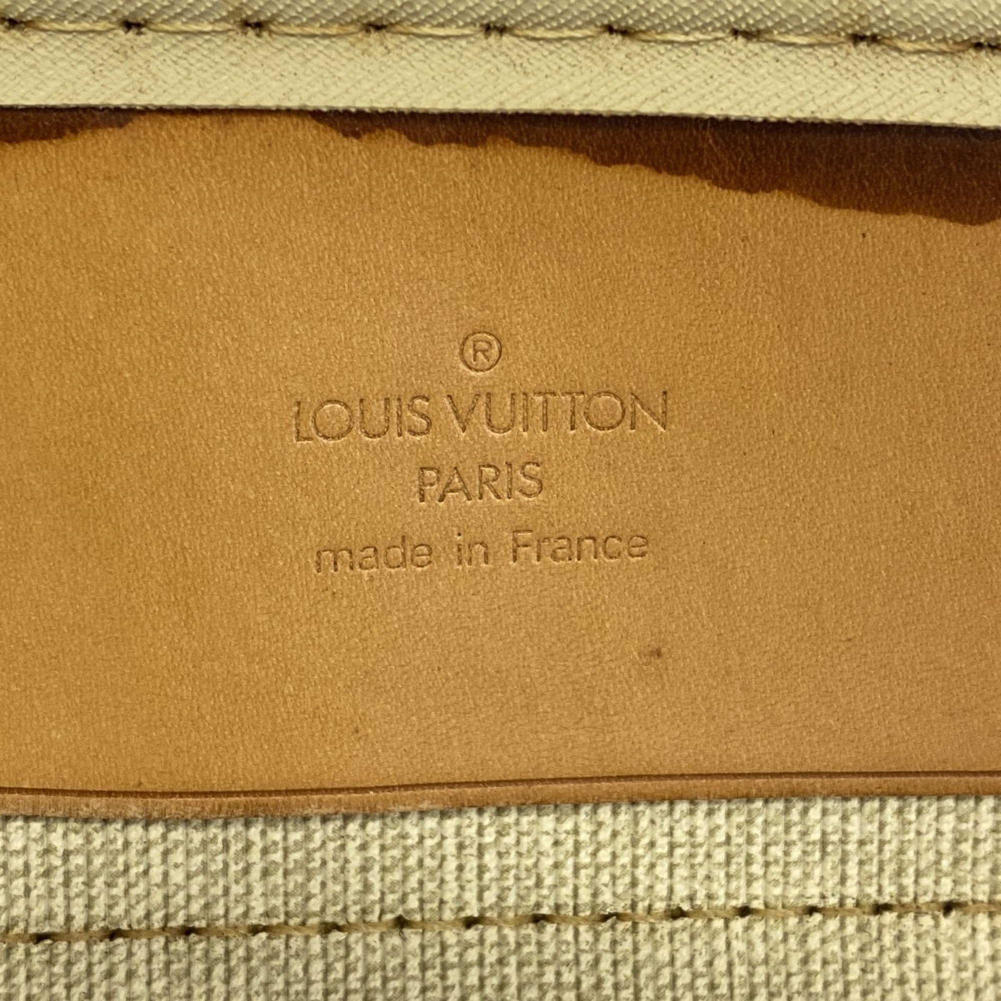 Louis Vuitton Boston Bag Monogram Alize 24H M41399 Brown Men's Women's