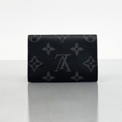 Louis Vuitton Tri-fold Wallet Monogram Eclipse Discovery Compact M45417 Black Men's