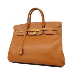 Hermes handbag Birkin 40 Cushvel gold 〇Z engraved ladies