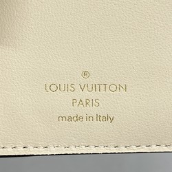 Louis Vuitton Tri-fold Wallet Grain Calfskin Portefeuille LV Pont Neuf Compact M80300 Noir Ladies