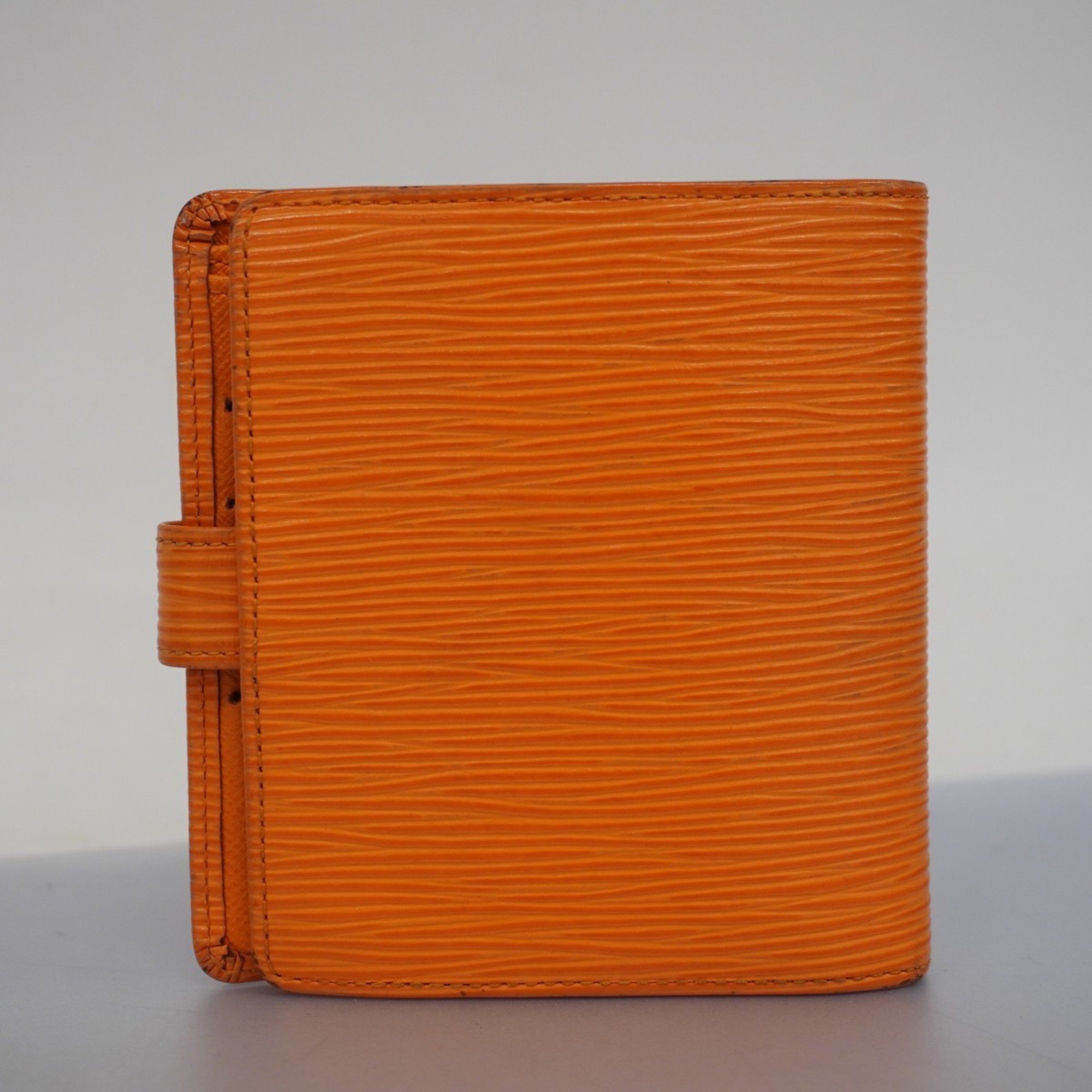 Louis Vuitton Wallet Epi Portobier M6355H Mandarin Ladies