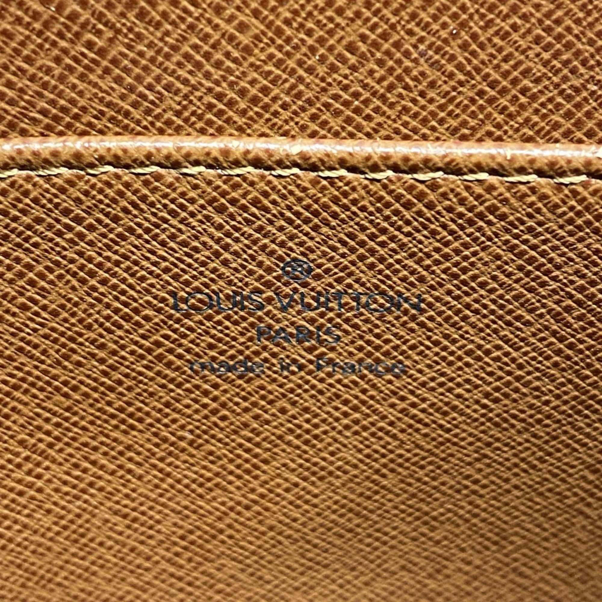 Louis Vuitton Clutch Bag Epi Pochette Homme M52528 Zipangu Gold Ladies