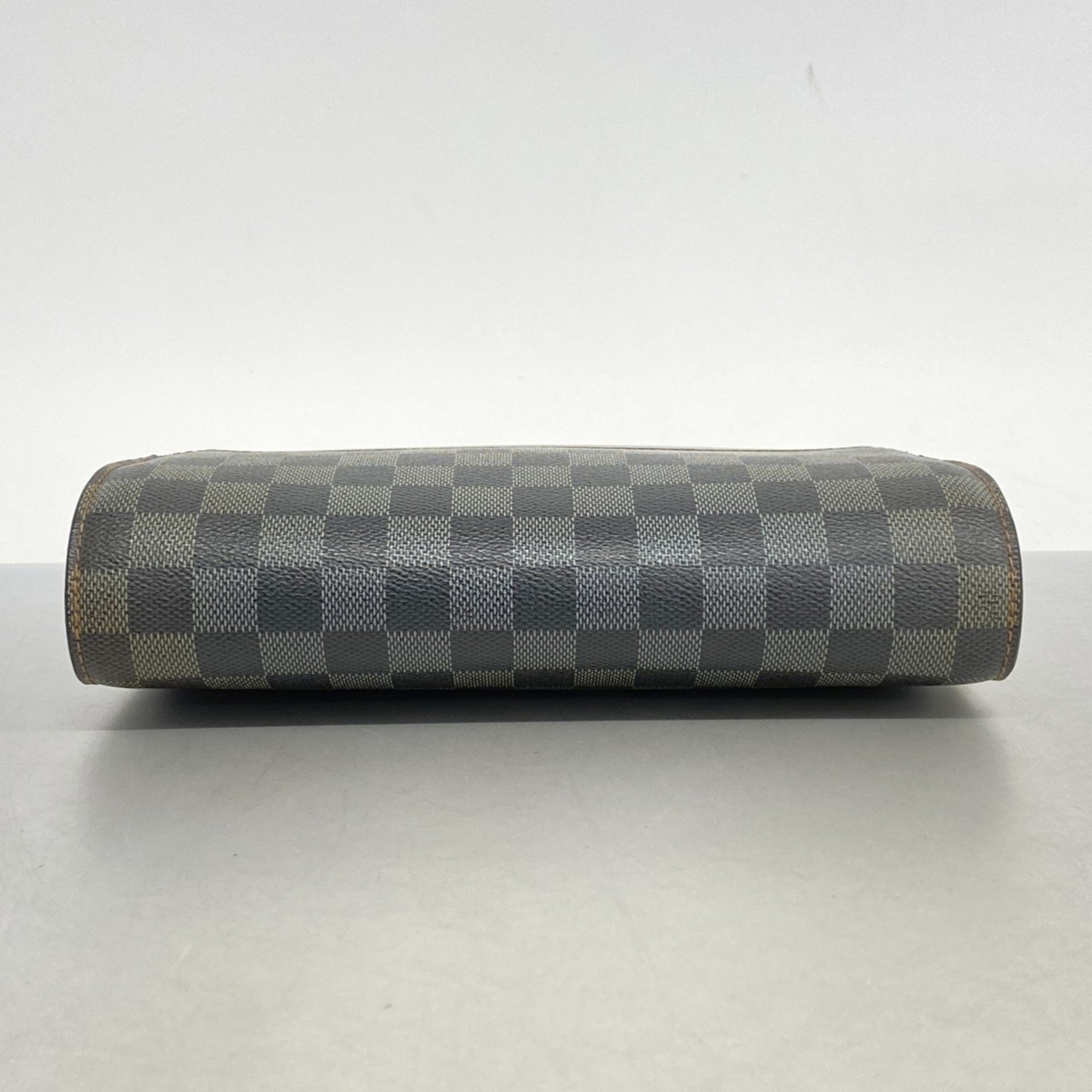 Louis Vuitton Clutch Bag Damier Saint N51993 Ebene Men's Women's