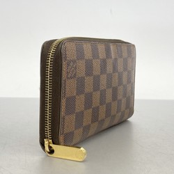 Louis Vuitton Long Wallet Damier Zippy N60015 Ebene Men's Women's