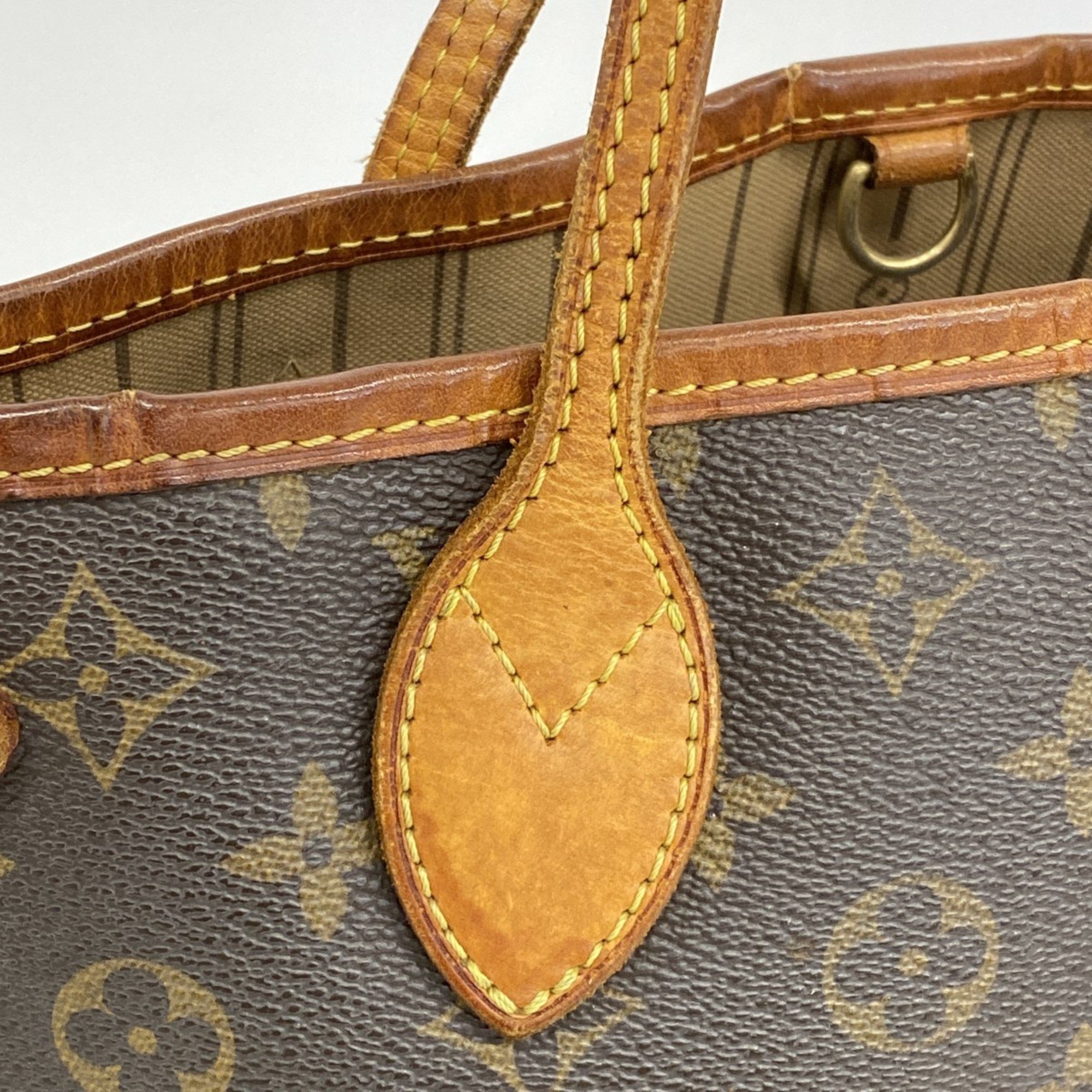 Louis Vuitton Tote Bag Monogram Neverfull PM M40155 Brown Women's