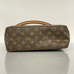 Louis Vuitton Shoulder Bag Monogram Looping GM M51145 Brown Ladies