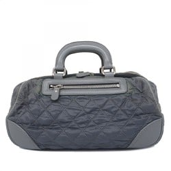 Chanel handbag nylon grey ladies