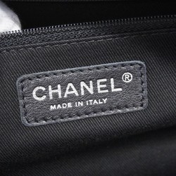 Chanel handbag nylon grey ladies