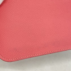 Hermes Long Wallet Togon GM Evercolor Rose Azalee D Engraved Ladies