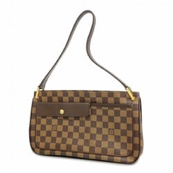 Louis Vuitton Shoulder Bag Damier Aubergine N51129 Ebene Ladies