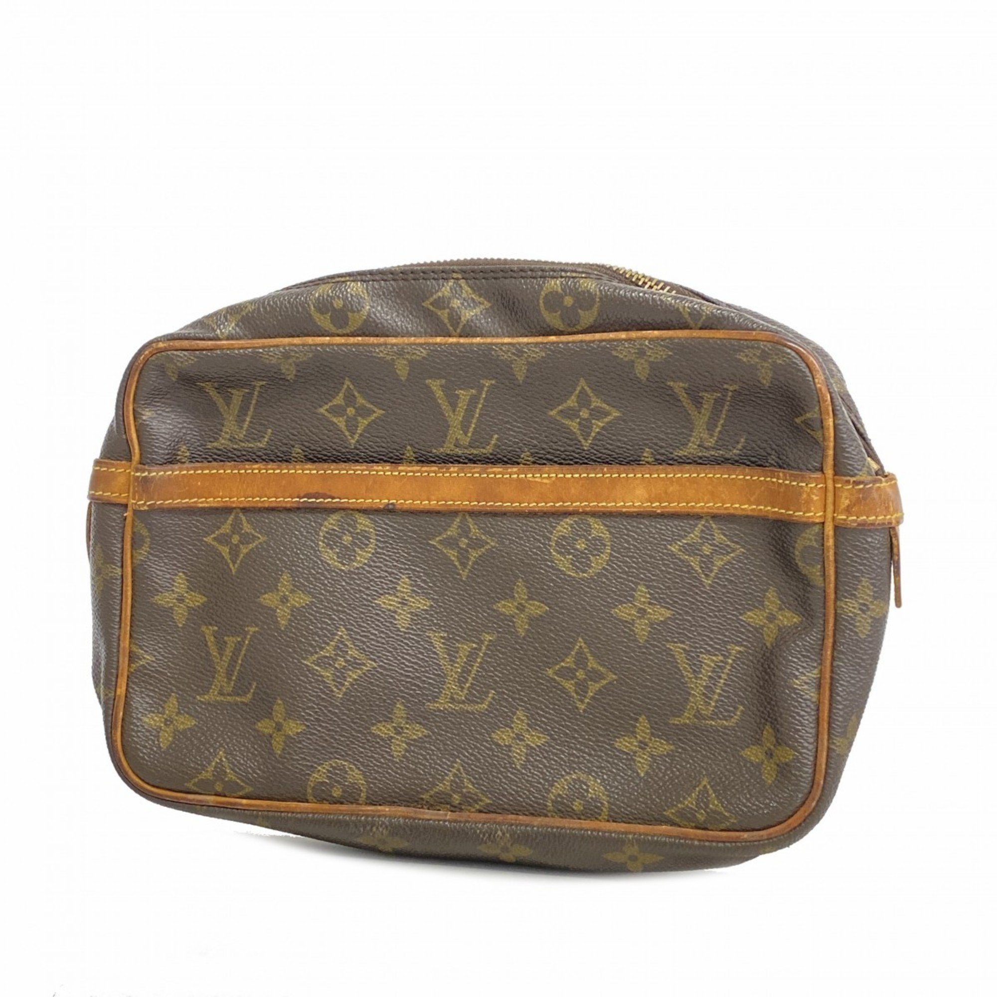 Louis Vuitton Clutch Bag Monogram Compiegne 23 M51847 Brown Men's Women's