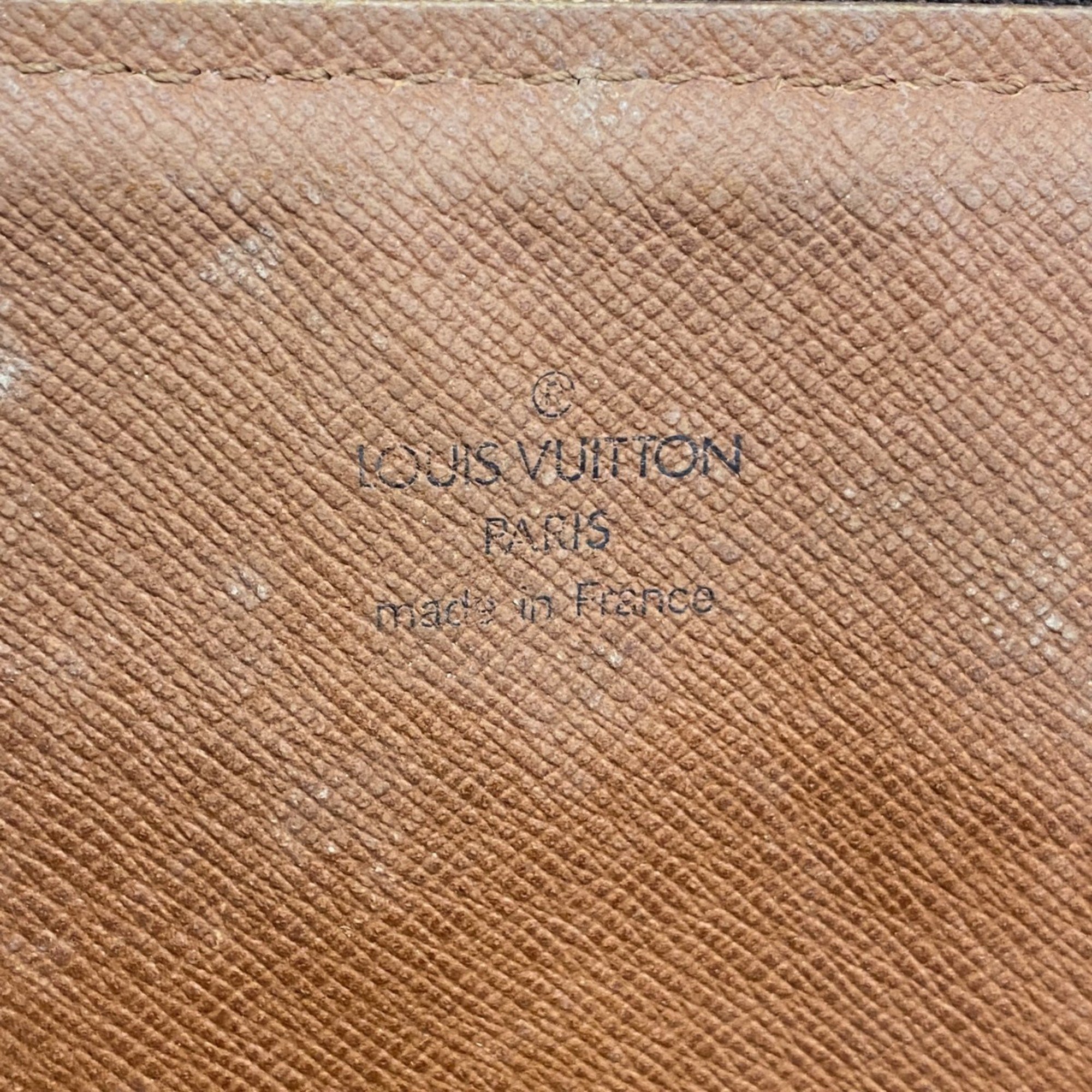 Louis Vuitton Clutch Bag Monogram Poche Document M53456 Brown Men's Women's