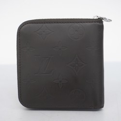 Louis Vuitton Wallet Monogram Glace Leather Porte Monnaie Bi-zip M66510 Cafe Women's