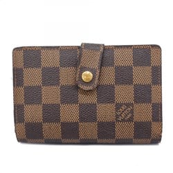 Louis Vuitton Wallet Damier Porte Monnaie Biennois N61664 Ebene Ladies