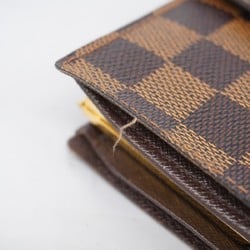 Louis Vuitton Wallet Damier Porte Monnaie Biennois N61664 Ebene Ladies