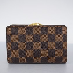 Louis Vuitton Wallet Damier Porte Monnaie Biennois N61664 Ebene Ladies