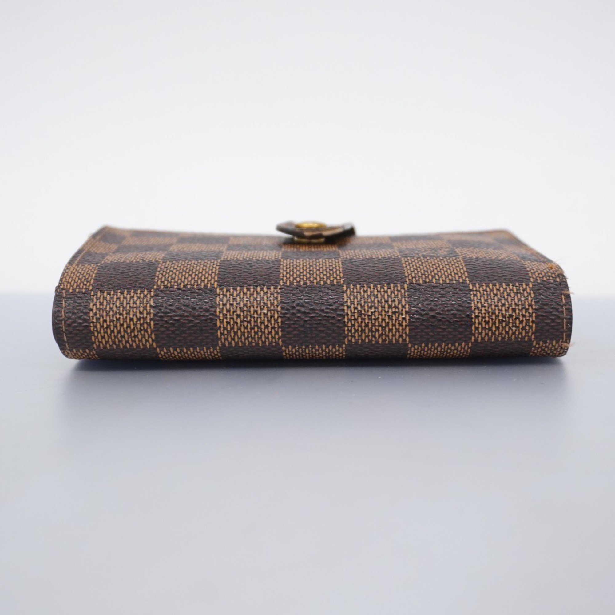 Louis Vuitton Wallet Damier Porte Monnaie Biennois N61664 Ebene Ladies