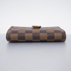 Louis Vuitton Wallet Damier Porte Monnaie Biennois N61664 Ebene Ladies