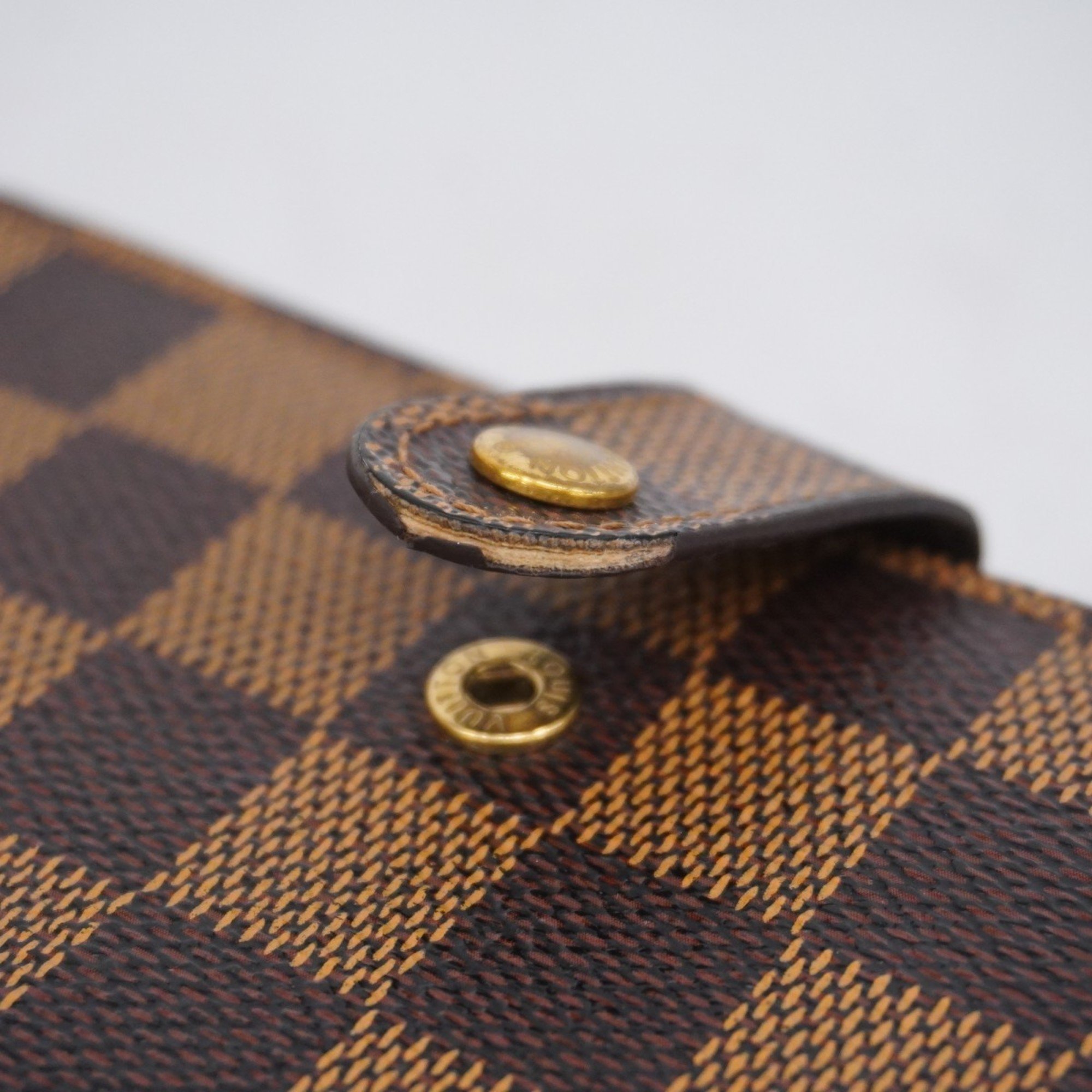 Louis Vuitton Wallet Damier Porte Monnaie Biennois N61664 Ebene Ladies