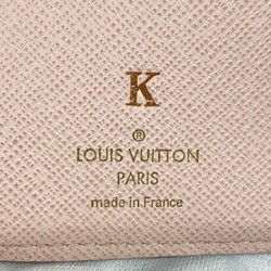 Louis Vuitton Tri-fold Wallet Monogram Portefeuille Victorine M62360 Brown Rose Ballerine Ladies