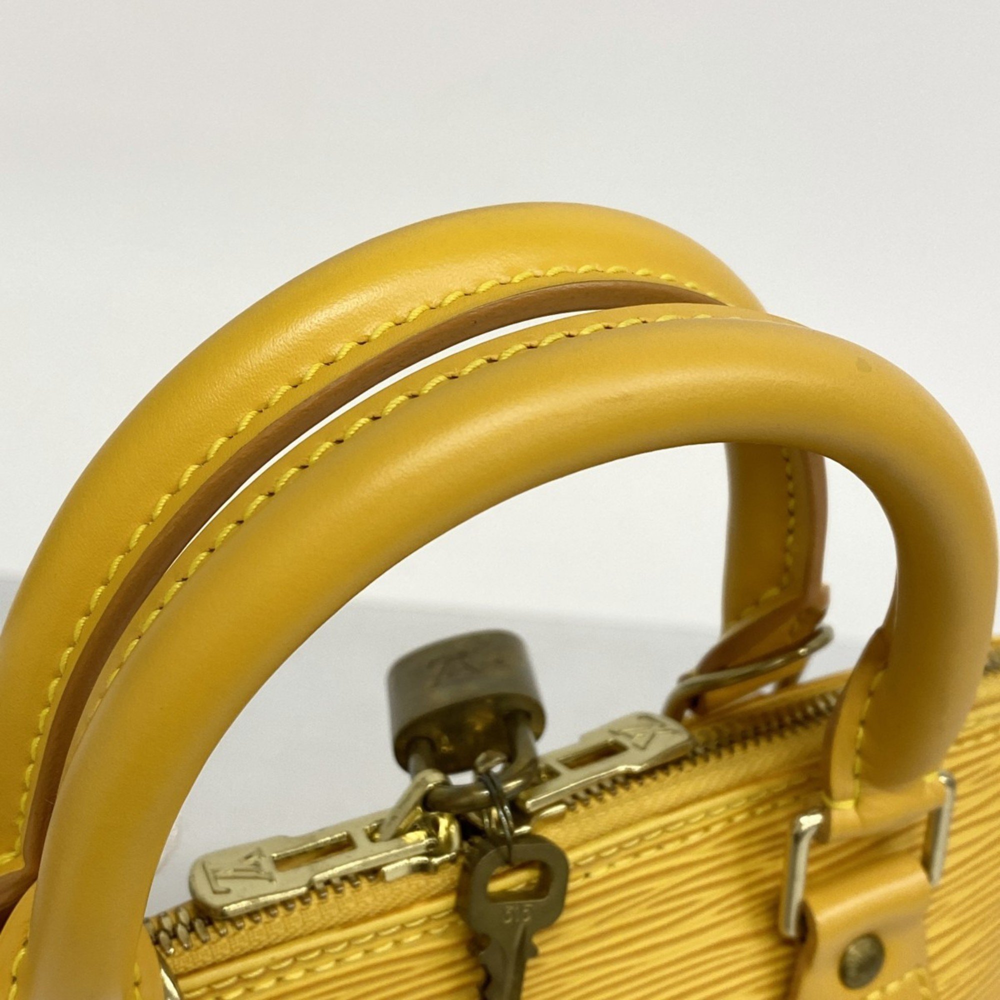 Louis Vuitton Handbag Epi Alma M52149 Tassili Yellow Ladies