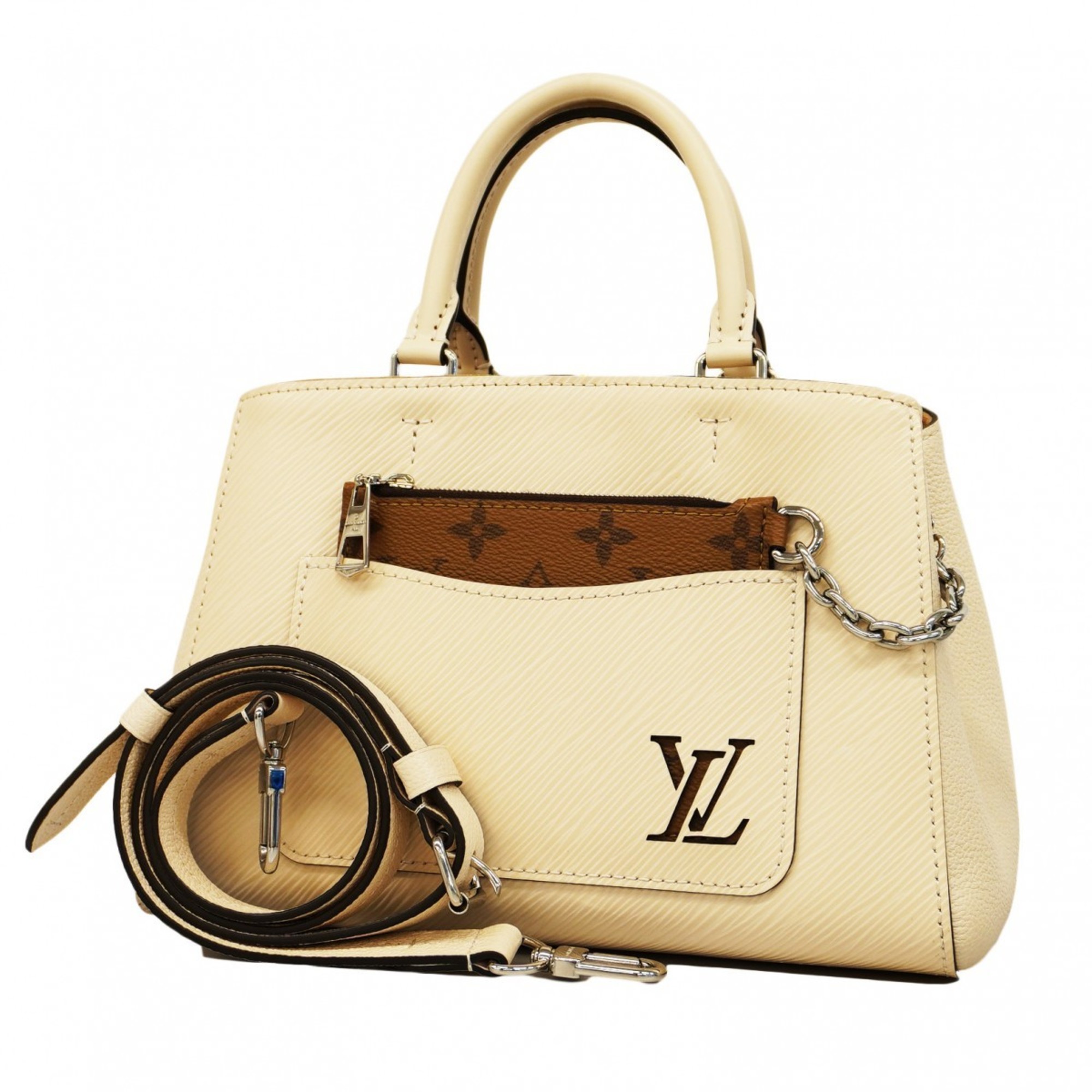 Louis Vuitton Handbag Epi Marel Tote BB M20520 Quartz Ladies