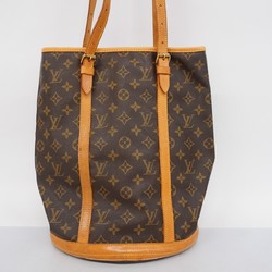 Louis Vuitton Tote Bag Monogram Bucket GM M42236 Brown Women's