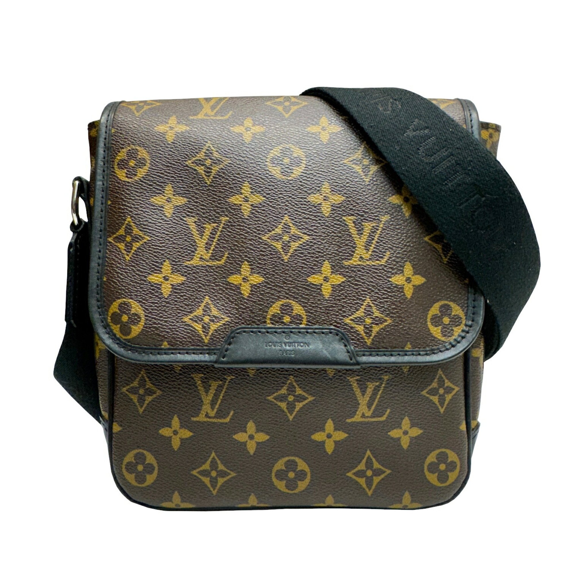 LOUIS VUITTON Louis Vuitton Monogram Macassar Bus PM Canvas M56717 SR3009 Shoulder Bag for Men and Women