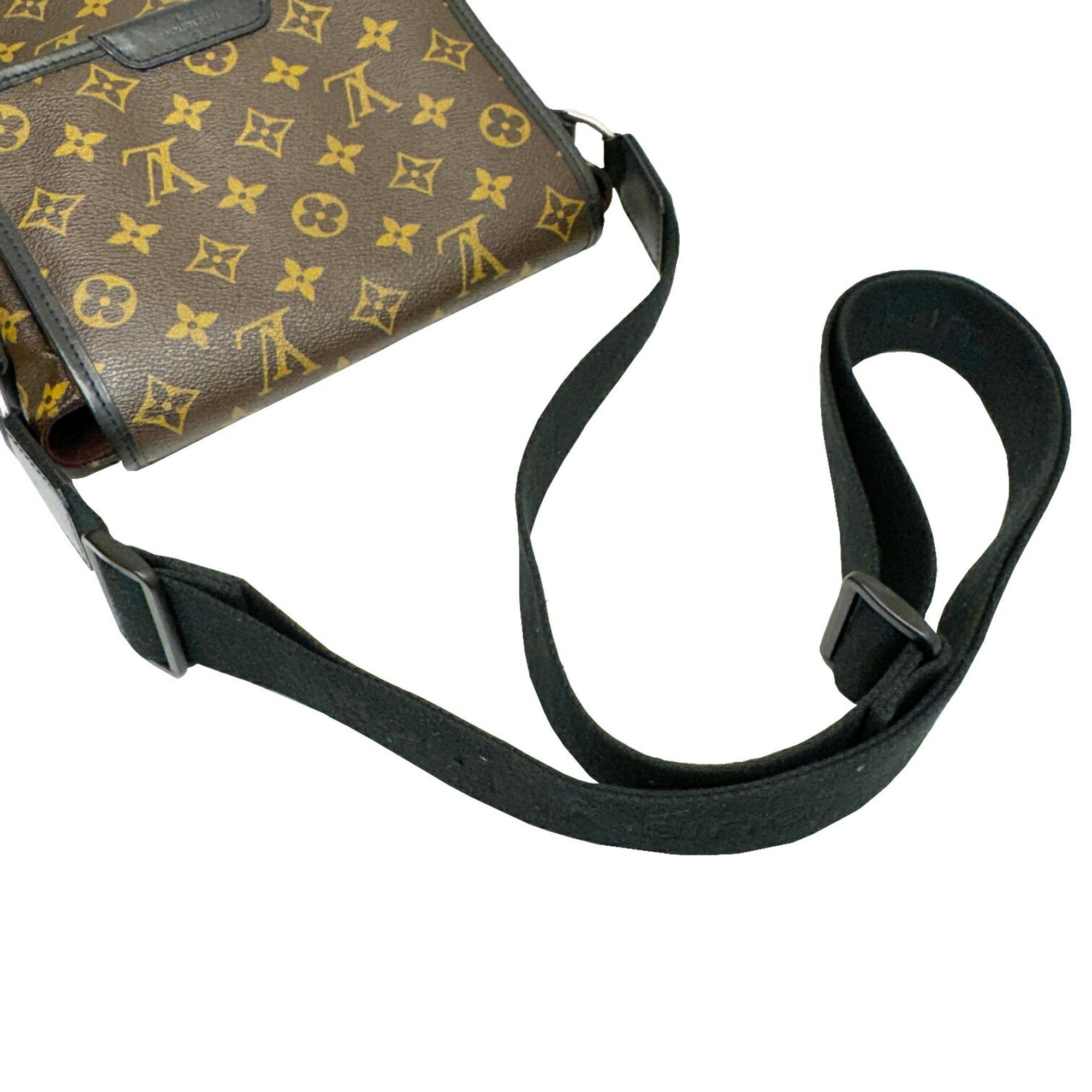 LOUIS VUITTON Louis Vuitton Monogram Macassar Bus PM Canvas M56717 SR3009 Shoulder Bag for Men and Women