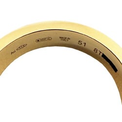 BVLGARI B-ZERO1 Essential Band Ring 750 K18PG Pink Gold #51 4.3g for Men and Women