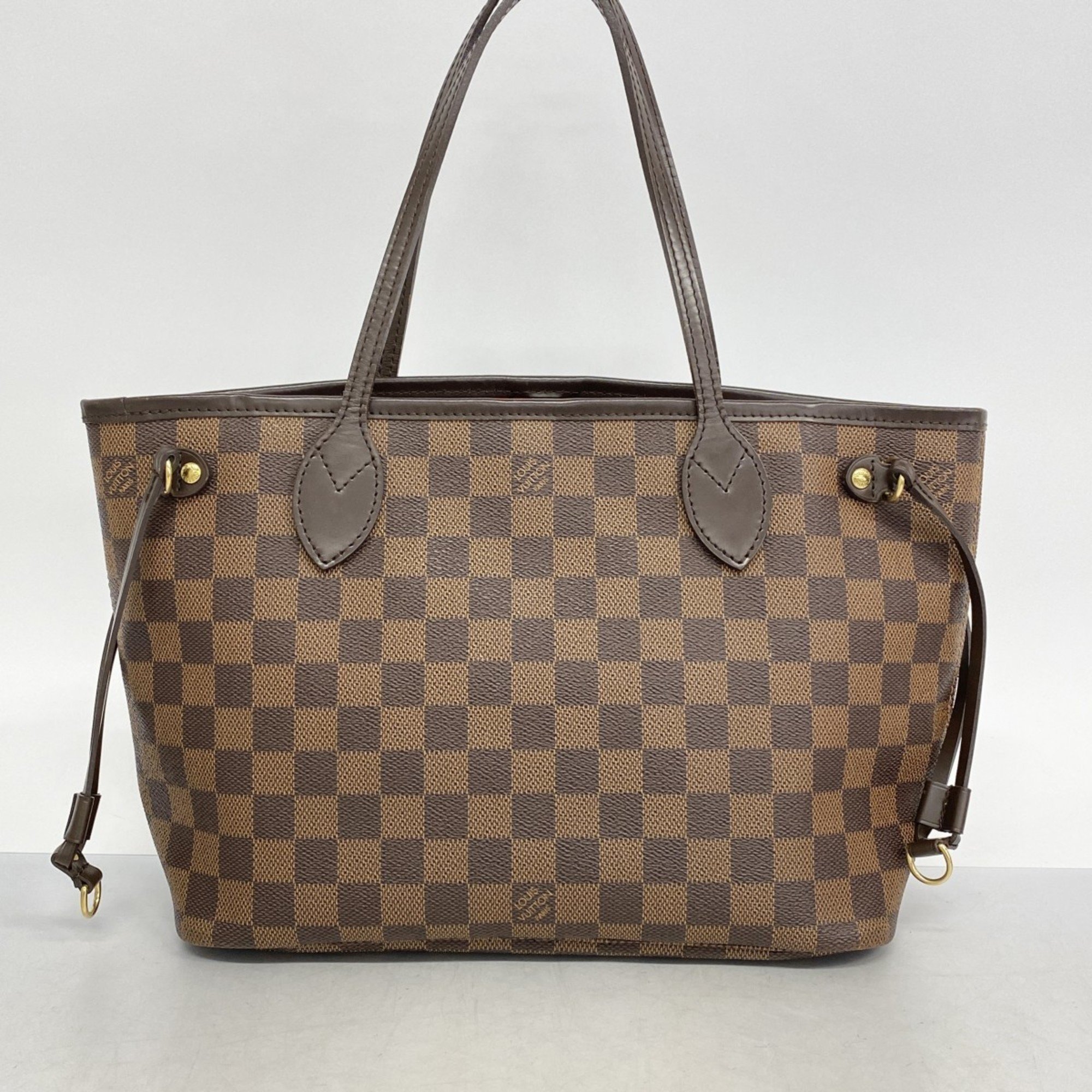 Louis Vuitton Tote Bag Damier Neverfull PM N51109 Ebene Women's