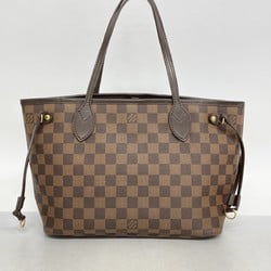 Louis Vuitton Tote Bag Damier Neverfull PM N51109 Ebene Women's