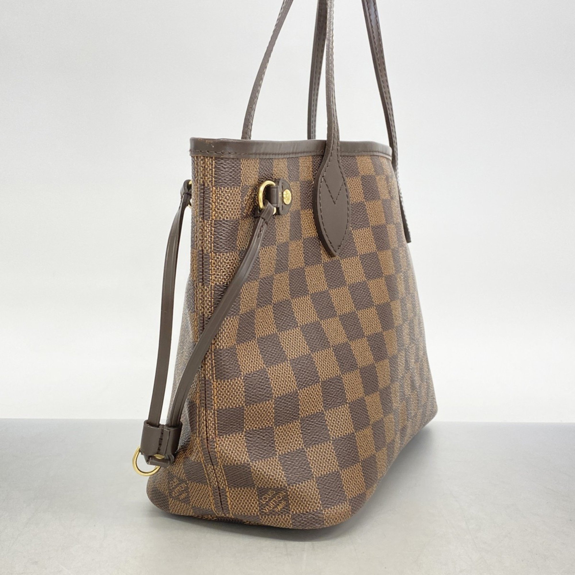 Louis Vuitton Tote Bag Damier Neverfull PM N51109 Ebene Women's