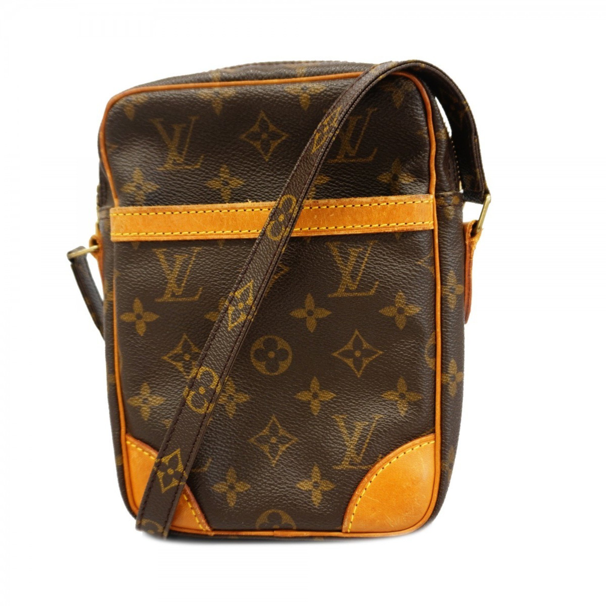 Louis Vuitton Shoulder Bag Monogram Danube M45266 Brown Ladies